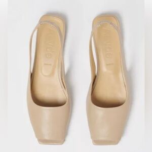 NWT Aeyde Slingback leather  Shoes size 6